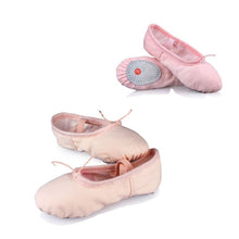 Load image into Gallery viewer, Professional Child Girls Kids Cotton Canvas Soft  Ballet Dance Practice Shoes