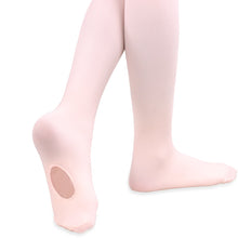 Load image into Gallery viewer, New Arrival Professional Kids Children Girls Soft Microfiber Convertible Ballet Dance Tights